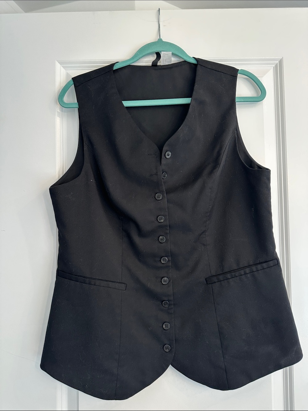 H&M Black Tailored Sleeveless Vest